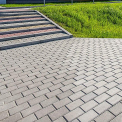 Бруківка Цегла, колір Сірий, 8 см