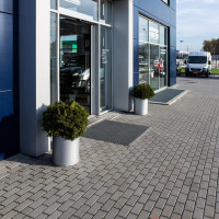 Бруківка Цегла, колір Сірий, 10 см