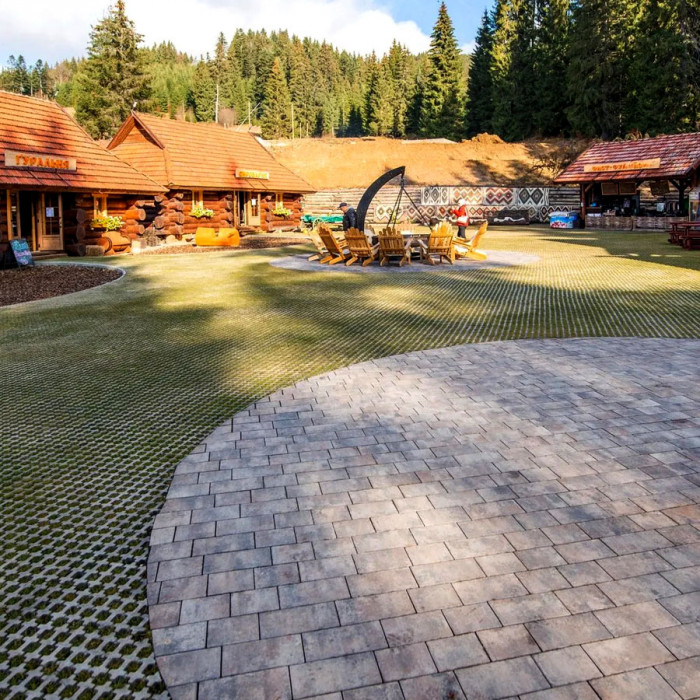 Тротуарна плитка Романо, колір Ферум, 6 см