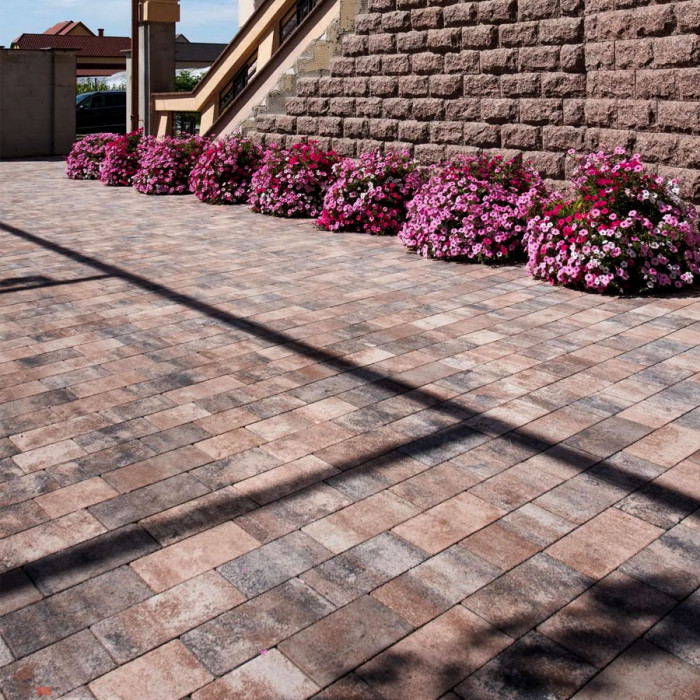 Тротуарна плитка Романо, колір Ферум, 6 см