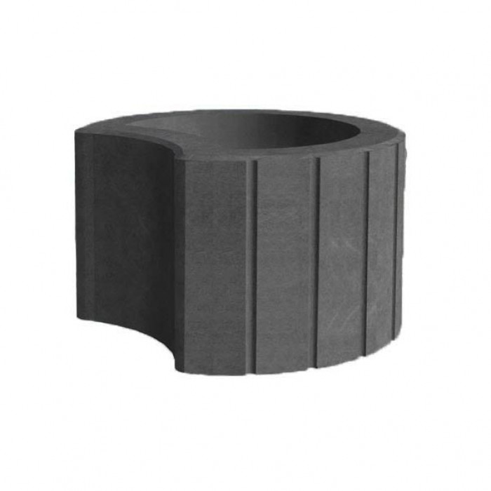 Квітник бетонний, колір Чорний