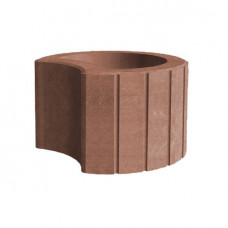 Квітник бетонний, колір Коричневий