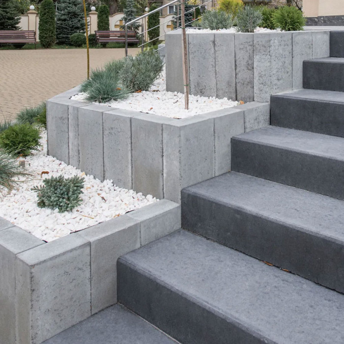 Палісад Новатор h – 25 см, колір Сірий