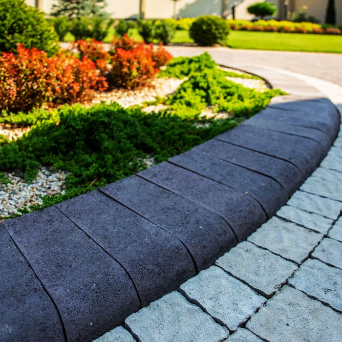 Поребрик садовий h – 25 см Коричневий