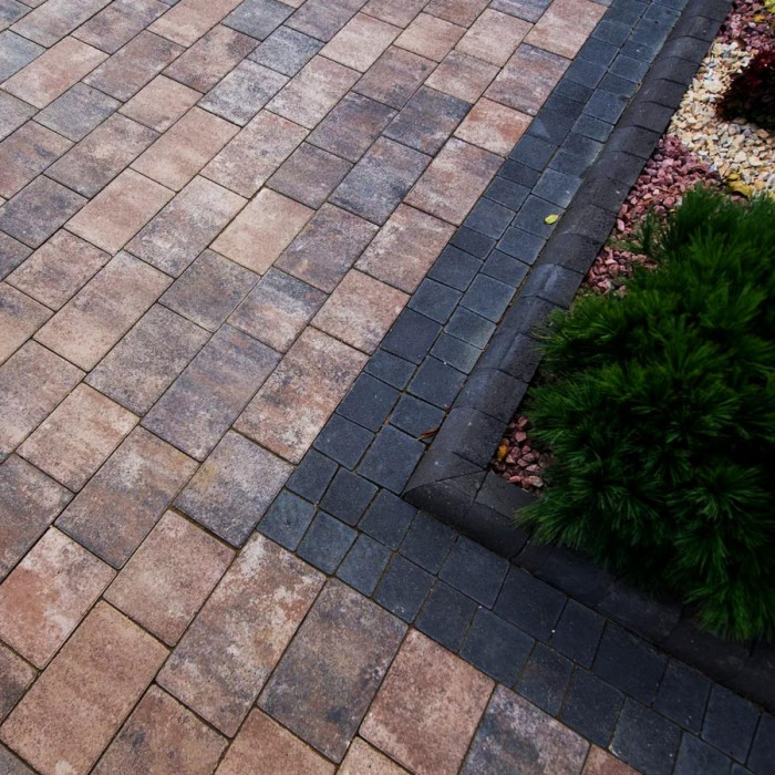 Поребрик садовий h – 25 см Коричневий