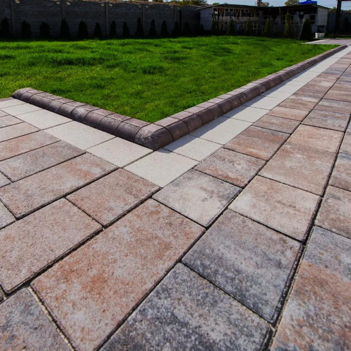 Поребрик садовий h – 25 см Коричневий