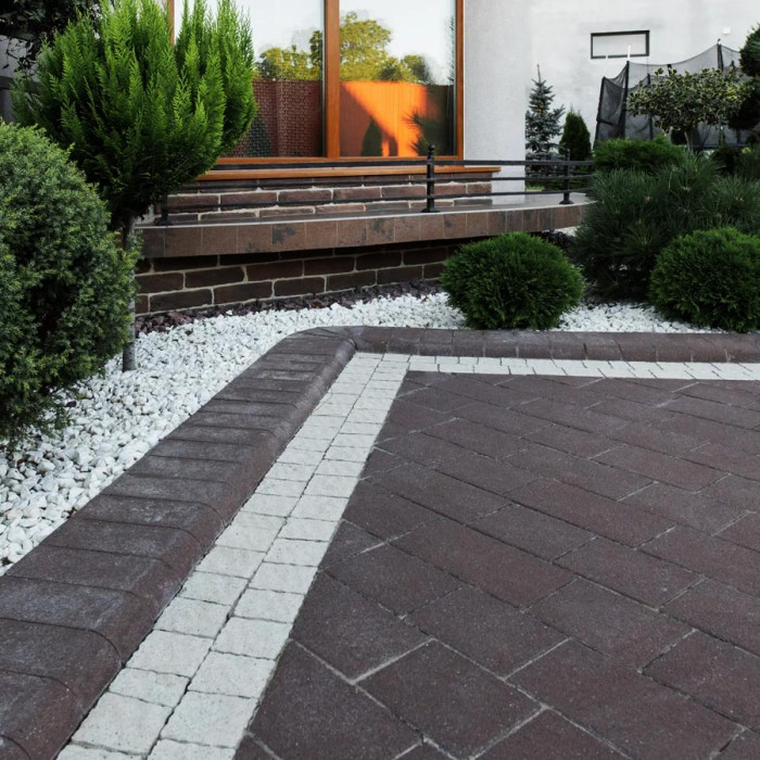 Поребрик садовий h – 25 см Коричневий